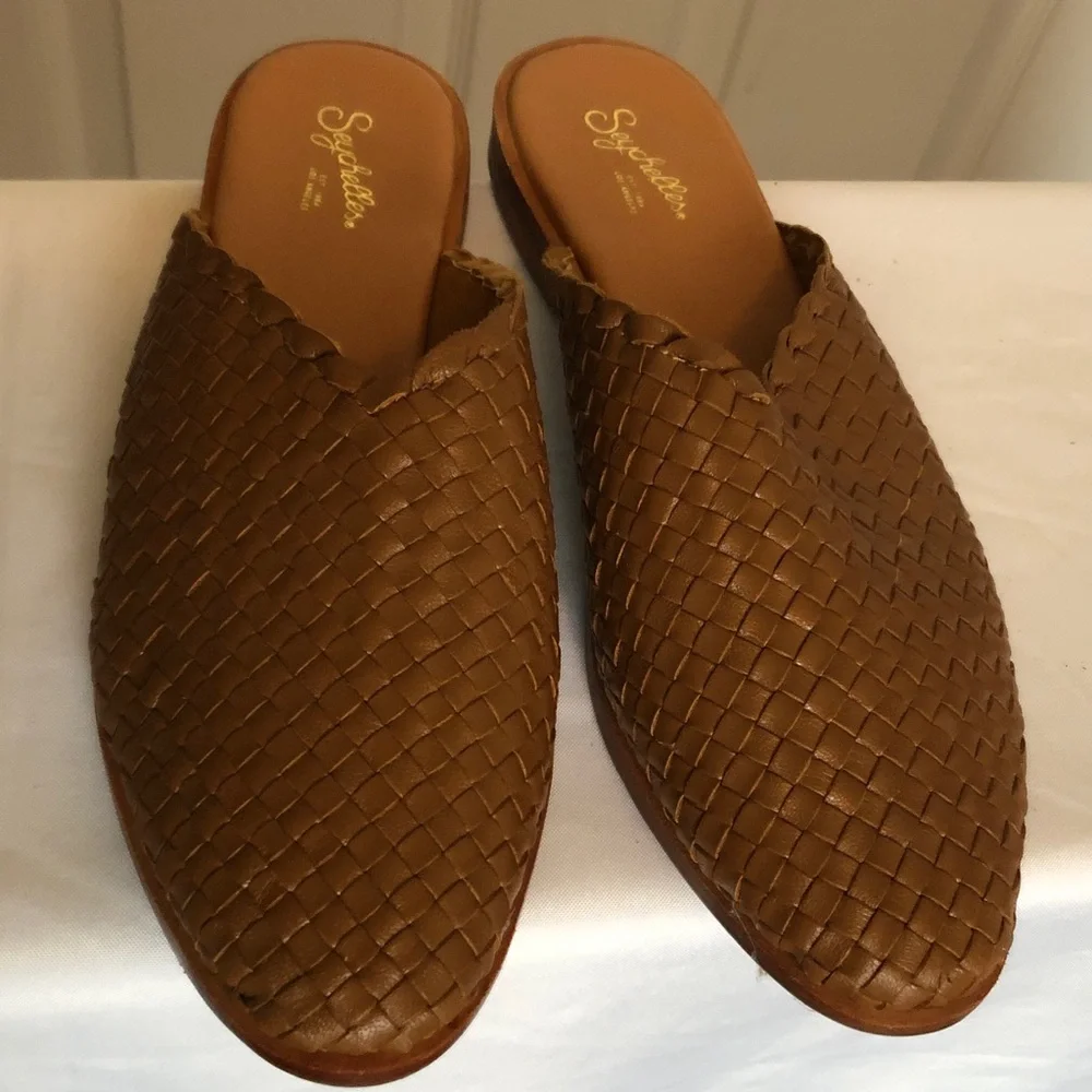 Seychelles Brown Woven Women's Loafers - Picture 1 of 5